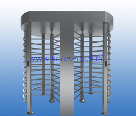 China 316SUS Double lane 120degree Rotation Semi-automatic Full Height Turnstile supplier